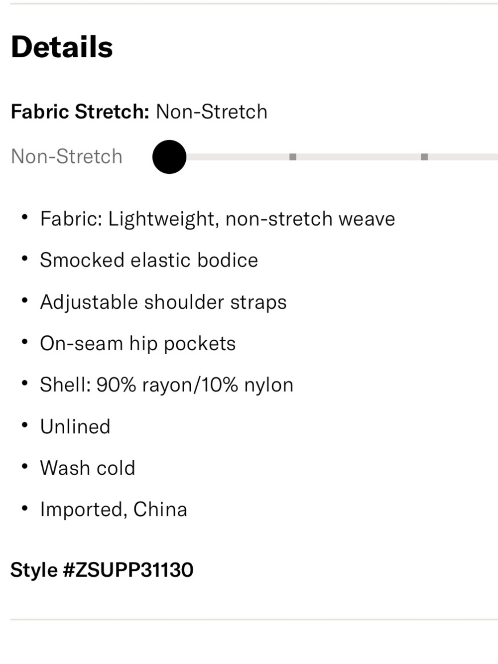 Z Supply Black Smocked Waist Midi Dress - Picture 10 of 11